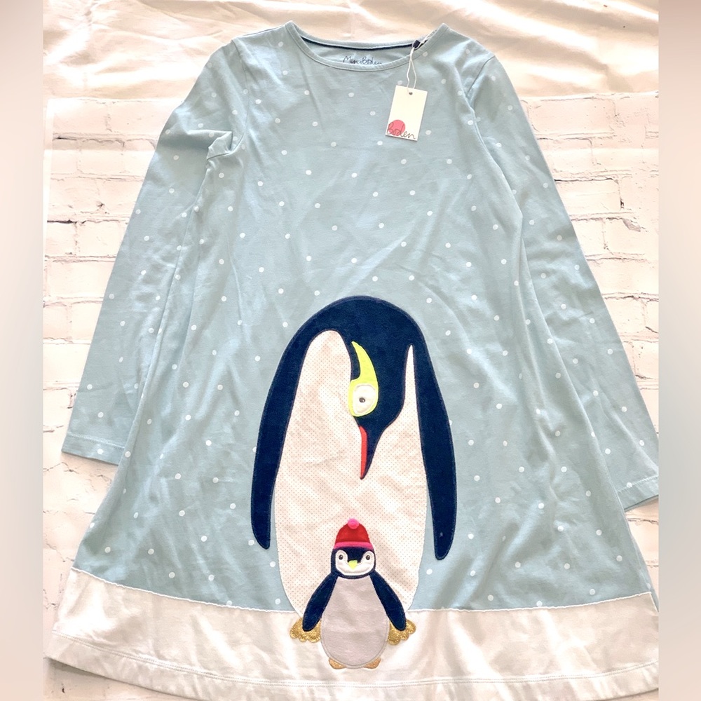 Mini Boden Big Appliqué Jersey Dress